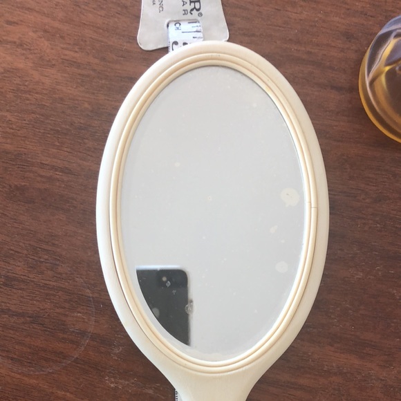 Antique Handmirror Fleur de Lis - Picture 9 of 12